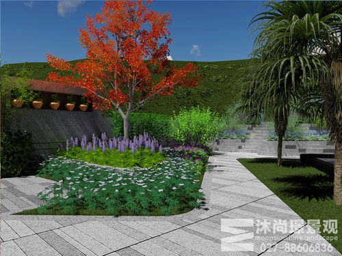 隨州桂碧園別墅庭院花園設計 沐尚璟現代風格